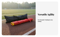 Agility Ladder Flexible Rungs Speed Ladder Easy Setup Agility Training Set for Athletes, Coaches, Outdoor, Gym