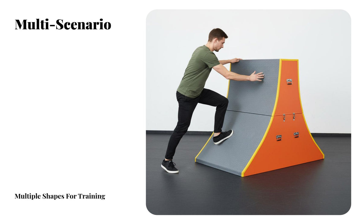 Indoor Soft Play Structure Sturdy Kids Gymnastics Training Blocks Modular Design Foam Exercise Box for Young Children, Gymnasts, Childcare Facility