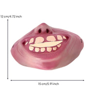 Half Face Pig Face Covering Exaggerated Latex Half Mask One Size Fits All for Adults, Pranksters, Costume Parties
