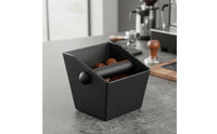 Espresso Puck Box Removable Espresso Bar Espresso Grounds Container Non-Slip Espresso Grounds Bin for Home Baristas, Kitchen Countertop