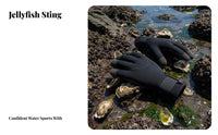 Aramid Fiber Diving Gloves Keeps Hands Warm 3mm Wetsuit Gloves Water Resistant Stab-Resistant for Spear Catch Ermen