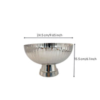 Footed Fruit Bowl Sculptural Tableware Decorative for Kitchen Counter