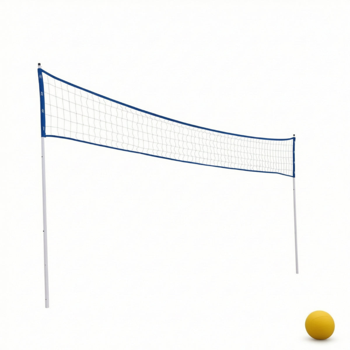 Volleyball Net Full Kit Adjustable Height Portable Volleyball Net System Quick-Collapse for Families, Beach