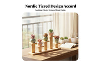 Tiered small potted plants Rack Multi-Tier Design Tiered Display shelf areaSaving