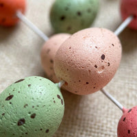 Easter Egg Branch DIY Craft Easter Egg String Festive Spring Floral Stem for Home Stylists, Kids, Vase Arrangement, Table Centerpiece, Wreath Making