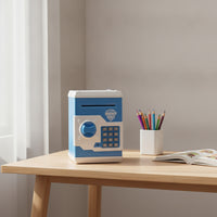 ATM Piggy Bank Secure-Look Piggy Bank with Keypad Electronic Safe with Dial Realistic Sturdy for Children, Playroom, Bedroom