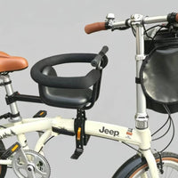 Front-Mounted Child Bike Seat Compact Front Child Bike Seat Comfortable Safe for Toddlers, City Commuting