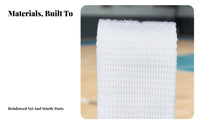 Indoor & Outdoor Use Multi-Sport Net Set Standard Specification Adjustable Multi-Sport Net Easy Setup Long-Lasting Construction for Family, Beginners, Kids, Backyard, Park, Beach, Driveway