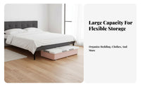 Under-Bed Rolling Drawer slimslim construction Design Flat Rolling Drawer with casters