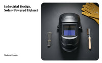 Adjustable Headgear Metalworking Helmet Heat Resistant Auto Darkening Metalworking Helmet True Color View for Metal Fabrication
