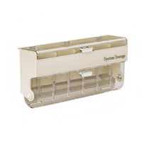 Wall-Mounted Storage Box Divided Wall Storage Box Transparent Container for Cabinet Door, Closet