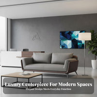 Light Luxury 3-Seater Settee Italian-Inspired 3-Seater Sofa with Wide Arms Modern Design Office Furniture Minimalist design for managerials, Business Owners, Apartment Dwellers, Reception Area, Waiting Room, Lounge