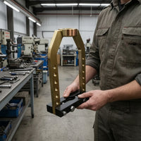 Bolt-Fastened Ball Cage Removal Tool Heavy Duty CV Joint Removal Tool High Strength CV Joint Puller Featuring a-Shaped Frame Universal for Mechanics, DIYers, Auto Repair, Garage, Workshop