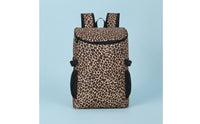 Insulated Cooler Backpack Leakproof Backpack Cooler with Front Pocket Adjustable for Picnics, Beach