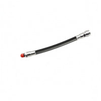 Black Low-Pressure Inflator Hose Rubber Buoyancy Compensator Inflator Hose Flexible Dive Gear Silver Fittings