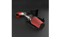 Heat Guard Cone Air Filter Kit Aluminum Tube Cold Air Intake Kit Silicone Couplers Engine Intake Assembly