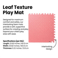 Play Mat Baby Floor with Thick Foam for Kids, Waterproof Wipeable Playpen Surface with Large Tiles, Cushioned EVA Covering Set