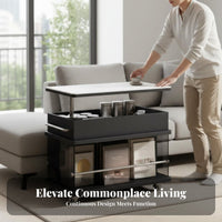 2-Tier Rolling Trolley Light Luxury Design Side Table With casters Multi-Functional for Homeowners, Adults, Small areas, Office