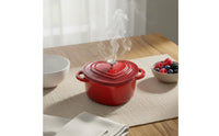 Enameled Cookware with Lid Enameled Cast Iron Casserole with Lid Heat-Retaining Dutch Oven for Couples, Home Cooks, Kitchen