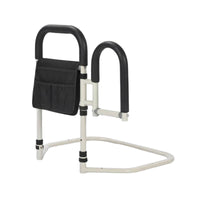 Cylindrical Metal Frame Bedside Assist Floor-Standing Base Freestanding Bed Sturdy Support for Bedroom