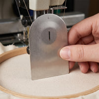 Industrial Sewing Machine Needle Plate for Embroidery and Flat Stitch Conversion