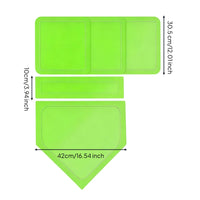 5 Pieces Rubber Bases with Pitching Rubber Plate Lightweight Base Set with Home Plate Flat Baseball Base Set for Families, Backyard, School Field
