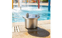 Underwater Transformer Housing IP68 Junction Box with Cable Glands Sealed Waterproof Junction Box with Ports for Swimming Pools, Outdoor Ponds