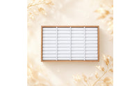 Jewelry Display Tray Padded Cushioned Jewelry Tray Accessory Storage Wood-Grain Slim