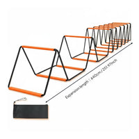 Modular & Connectable Butterfly Agility Ladder Improves Balance & Coordination Multifunctional Agility Ladder Long-Lasting Material Foldable Training Hurdles Stable Design for Backyard, Home Gym