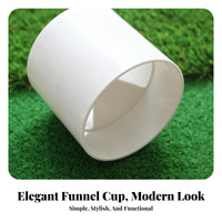 Golf Pin Putting Cup Set Drainage Holes Putting Pin and Cup Construction Golf Flagstick Set
