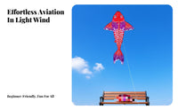 Koi Kite Easy to Fly in Light Wind Large Koi Kite Vibrant Colors