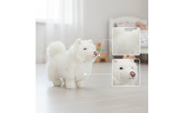 Samoyed Stuffed Toy Lifelike Samoyed Stuffed Animal Stuffed Dog Cuddly Dog Stuffed Animal Huggable for Collectors, Photography