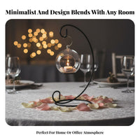 Desktop Terrarium Hanger DIY suitable for Plant Holder Elegant Shape for Living Room