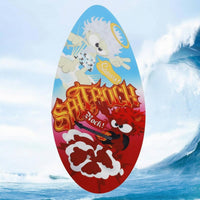 Tapered Water Surfboard Rounded Nose Standing Surfboard Single Lightweight for Recreational Use