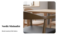 With Armrests Bull Curve Chair Nordic Design Upholstered Occasional Chair Minimalist Design Home Furniture Contoured Seat for Homeowners, Interior Designers, Adults, Dining Room, Restaurant, Bedroom, Waiting Area