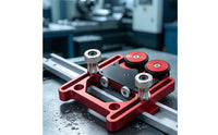 Pressure Guide Adjustable Workshop Guide with Rollers Hardware for Woodworkers, Carpenters, Table Slicing Tools, Router Tables
