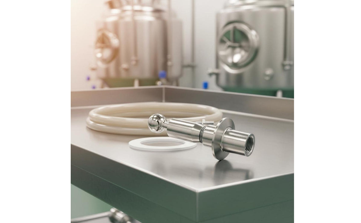 1.5 Inch Tri Clamp Rotary Spray Ball NPT Threaded Spray Ball 304 Stainless Steel Rotary Vessel Washer Food Grade for Brewers, Sanitizing