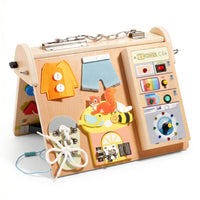 Colorful Children's Plaything Plaything Foldable Busy Board Interactive for Children