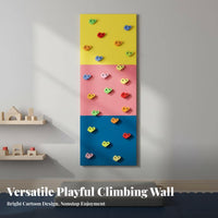 Kids Climbing Wall Develops Motor Skills Indoor Climbing Playset Builds Strength & Coordination Kids Activity Climber for Home, Playroom, Kindergarten