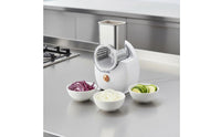 Automatic Vegetable Cutter Multifunction Electric Vegetable Cutter Food Shredder Compact Kitchen Appliance Easy to Clean