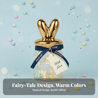 Glass Hope Bottle Creative Gift Fortunate Celestial Jar Cute Lid Storage Bottle Multi-Functional Glass Candy Buffet Jar Elegant