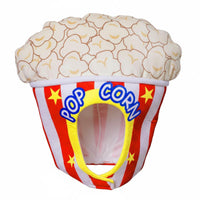 Popcorn Costume Headpiece Funny Design Popcorn Bucket Hat Carnival Style Novelty Headwear for Party