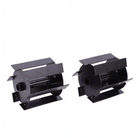 2 Pieces Sturdy Metal Weeding Wheel Industrial Weeding Wheel Welded