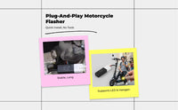 LED flasher controller, adjustable buzzer