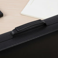 Double Zipper Closure Large Capacity Marker Case Long-Lasting PU Material Multi-Layer Marker Organizer Waterproof Multi-Slot Pen Carrying Case Sturdy for Artists, Designers, Travel, Outdoor Sketching