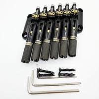 Neckless Electric Guitar Bridge Black Hardware Zinc Alloy for Luthier