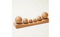 Wooden Massage Pillow Ergonomic Wooden Massager Manual for Car, Adults