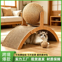 Cat Scratcher Ferris Wheel Vertical Scratching Post, Large, Wear-Resistant, No Shedding