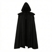Cloak with Shoulder Capes Layered Hooded Cloak Theatrical Outerwear for Actors, Cosplay, Theater