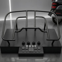 Motorcycle Rear Luggage Rack Rectangular Shape Rear Luggage Rack Rust Resistant Motorcycle Cargo Carrier for GL1800